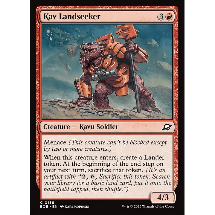 Kav Landseeker | Inglés | NM | EOE 1