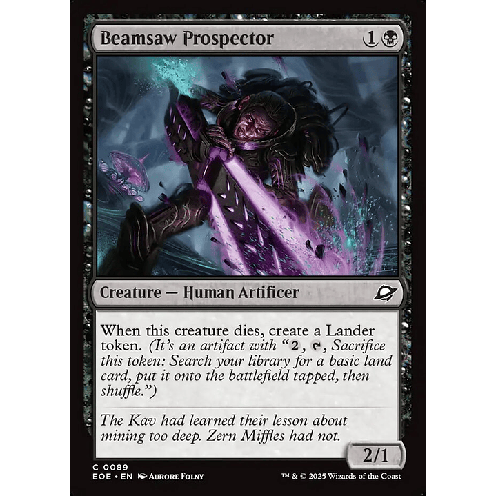 Beamsaw Prospector | Inglés | NM | EOE 1