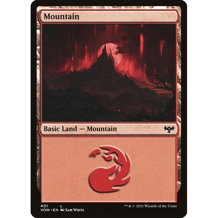 Mountain (foil) | Inglés | NM | VOW 1
