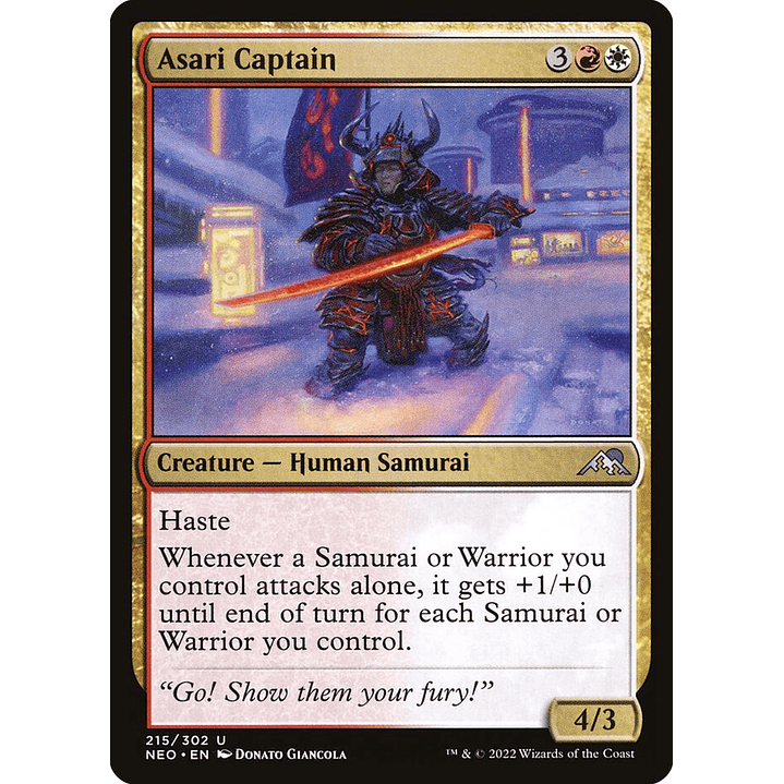 Asari Captain | Español | NM | NEO 1