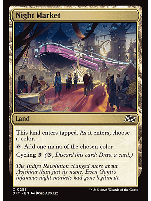 Night Market | Español | NM | DFT