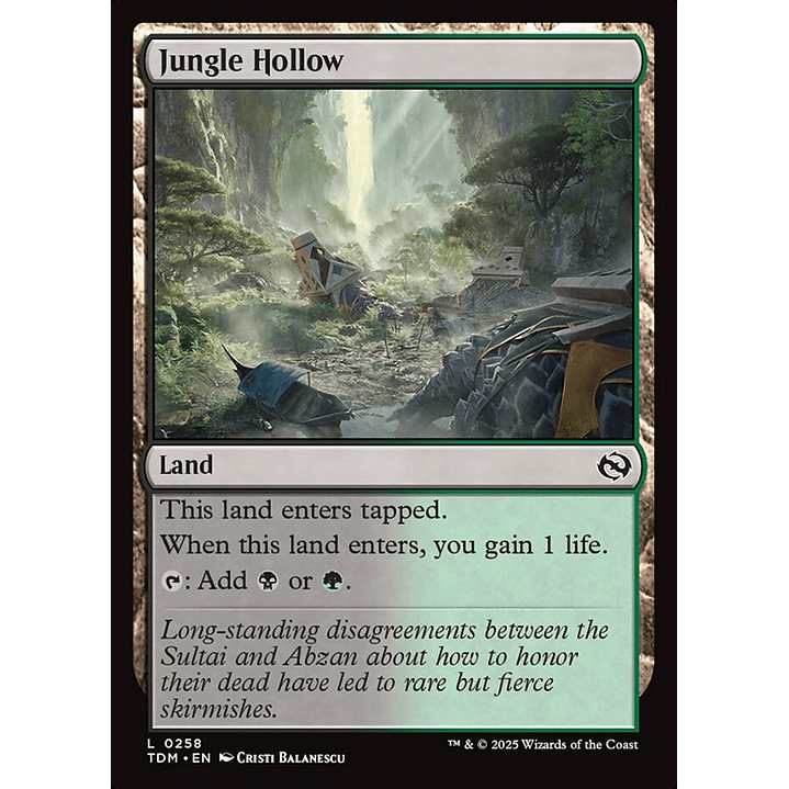 Jungle Hollow (foil) | Inglés | NM | TDM 1