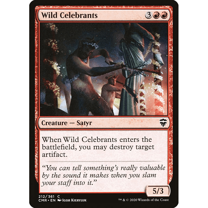 Wild Celebrants (foil) | Inglés | NM | CMR 1