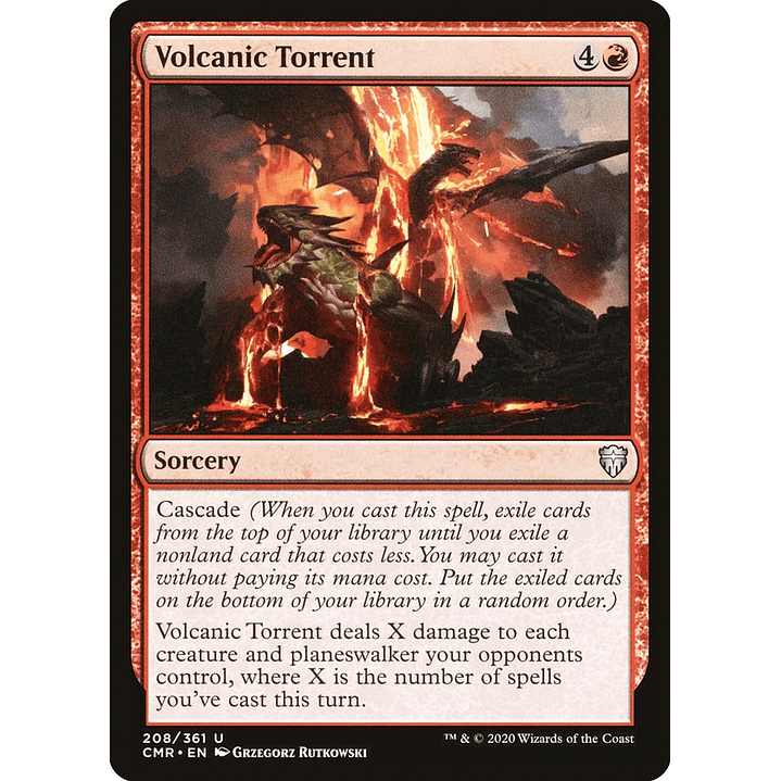 Volcanic Torrent (foil) | Inglés | NM | CMR 1