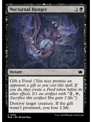 Nocturnal Hunger | Español | NM | BLB