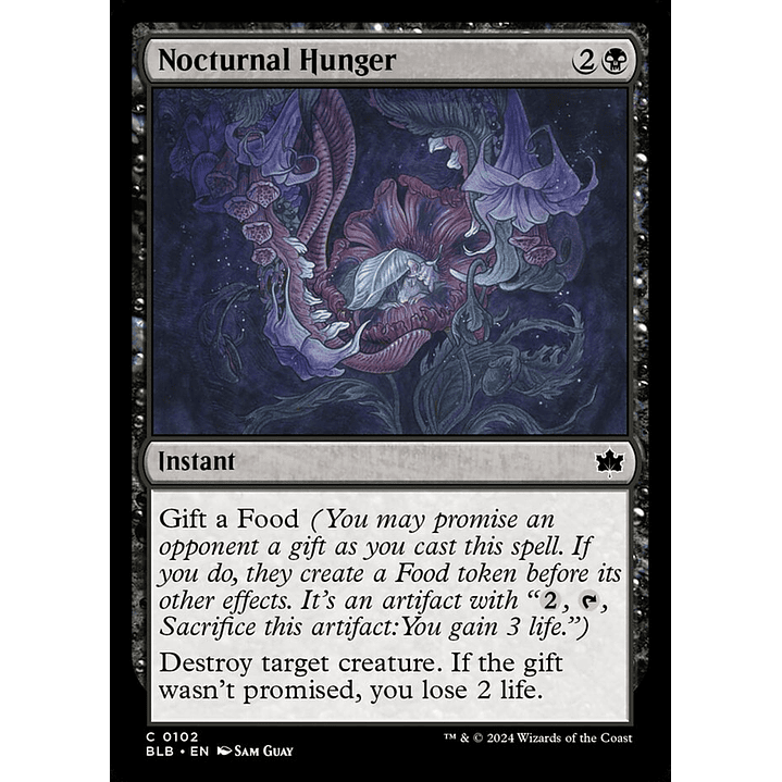 Nocturnal Hunger | Español | NM | BLB 1