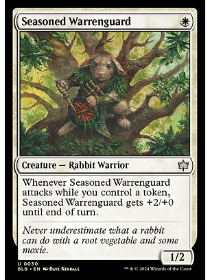 Seasoned Warrenguard | Inglés | NM | BLB