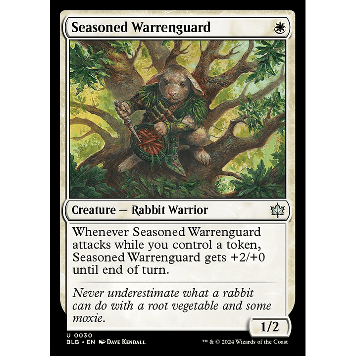 Seasoned Warrenguard | Inglés | NM | BLB 1
