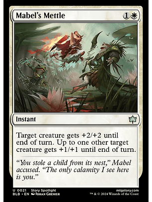 Mabel's Mettle | Inglés | NM | BLB