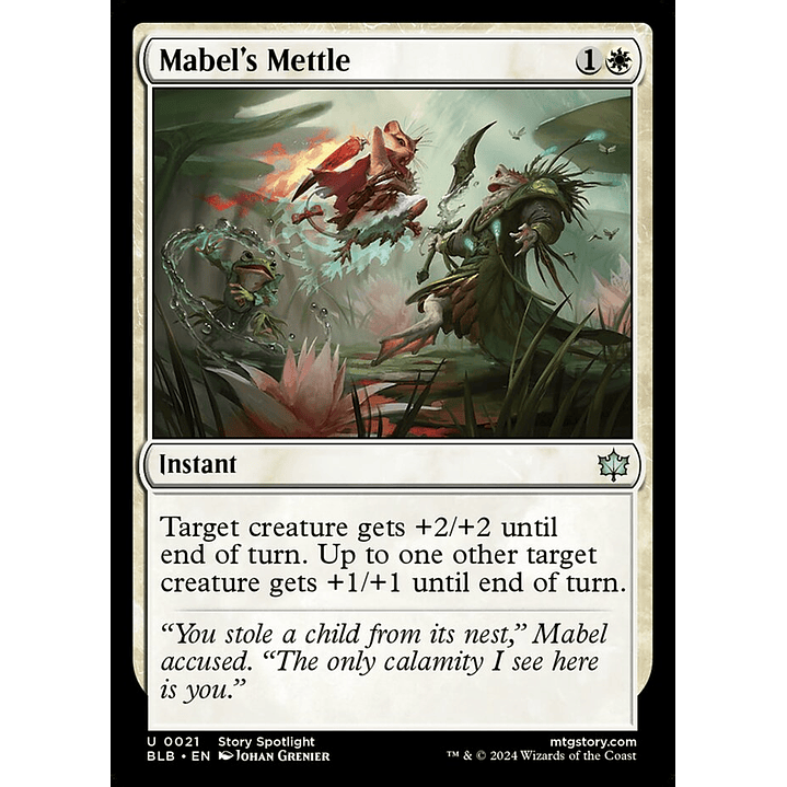 Mabel's Mettle | Inglés | NM | BLB 1