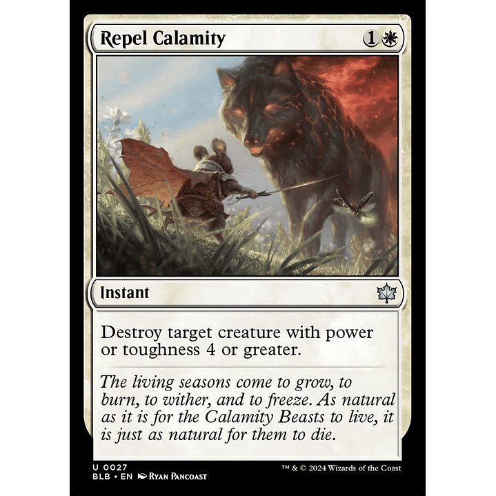 Repel Calamity | Español | NM | BLB 1