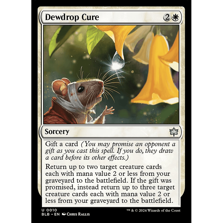 Dewdrop Cure | Inglés | NM | BLB 1
