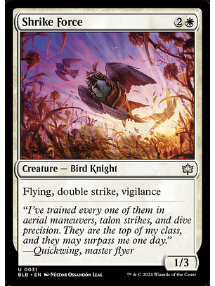 Shrike Force | Inglés | NM | BLB