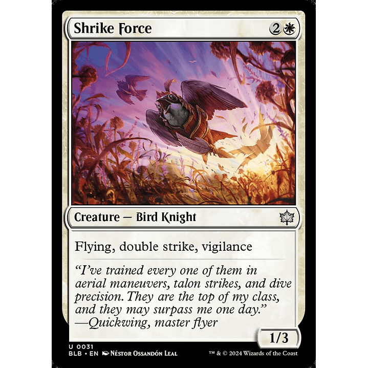Shrike Force | Inglés | NM | BLB 1