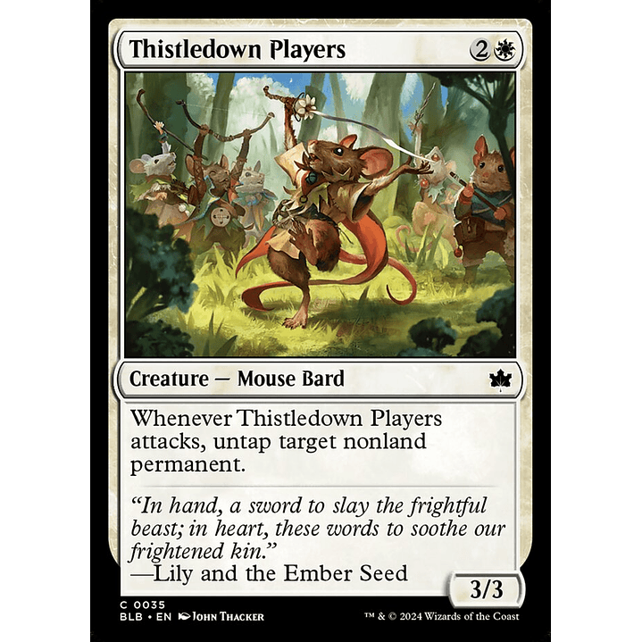Thistledown Players | Español | NM | BLB 1