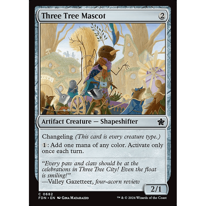 Three Tree Mascot | Inglés | NM | FDN 1