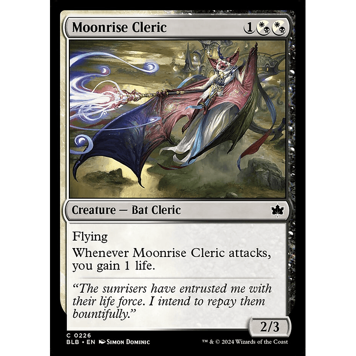 Moonrise Cleric | Inglés | NM | BLB 1