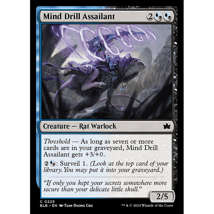 Mind Drill Assailant | Inglés | NM | BLB 1