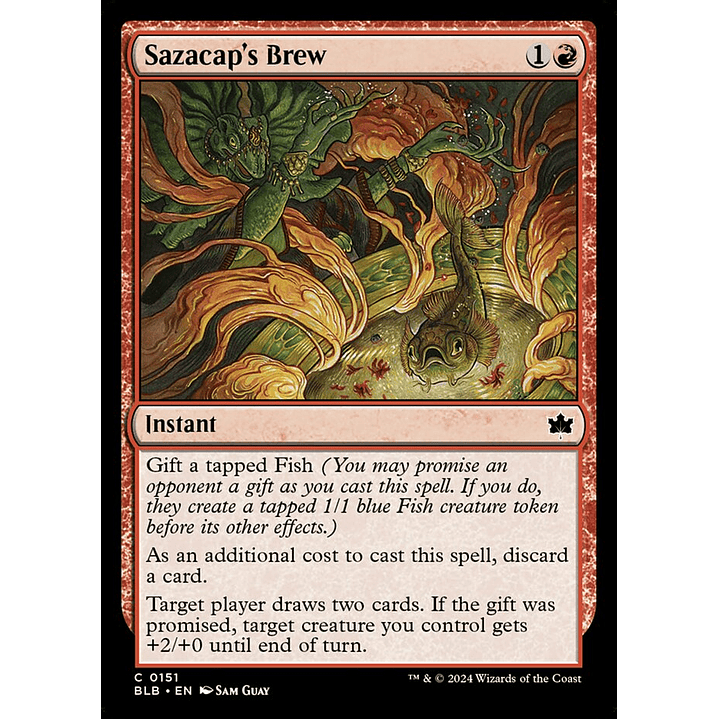 Sazacap's Brew | Inglés | NM | BLB 1