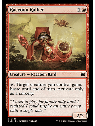 Raccoon Rallier | Inglés | NM | BLB