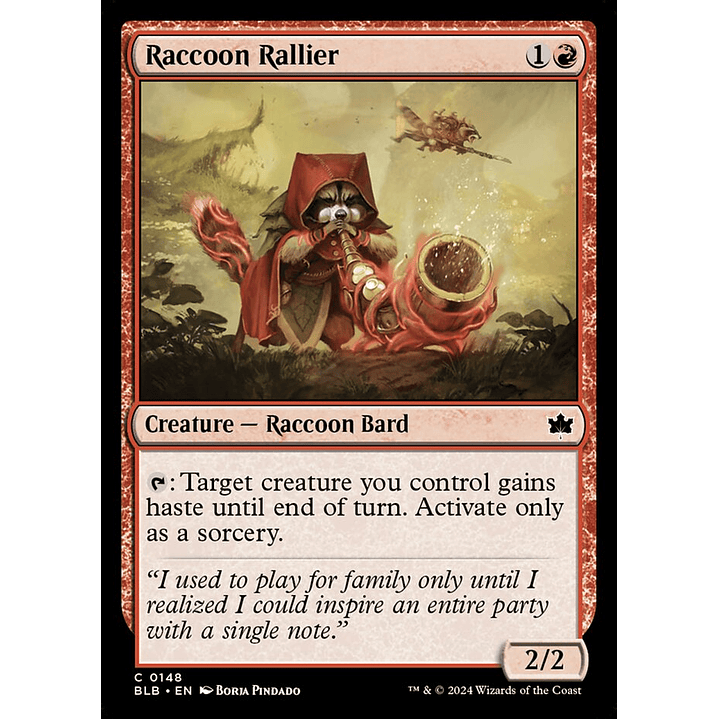 Raccoon Rallier | Inglés | NM | BLB 1