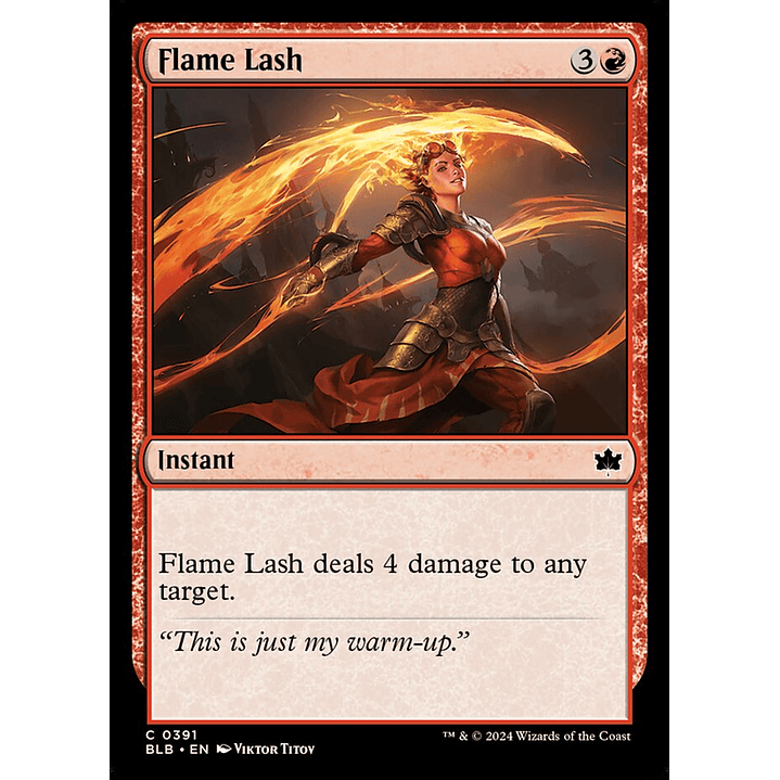 Flame Lash | Español | NM | BLB 1
