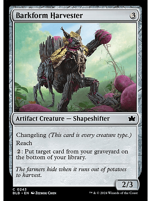 Barkform Harvester | Español | NM | BLB