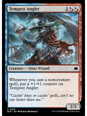 Tempest Angler (foil) | Inglés | NM | BLB