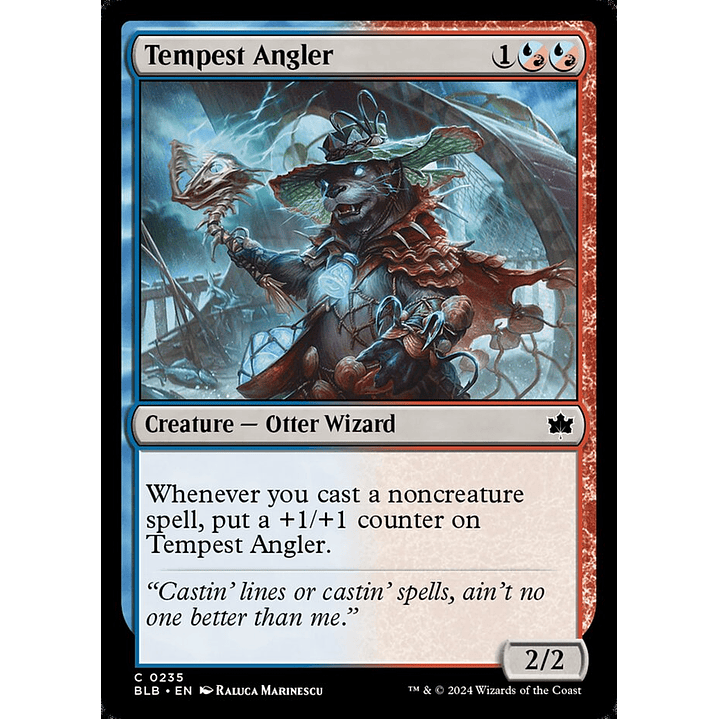 Tempest Angler (foil) | Inglés | NM | BLB 1