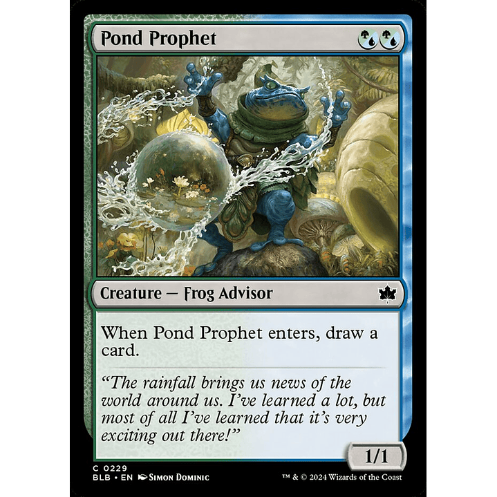 Pond Prophet | Inglés | NM | BLB 1
