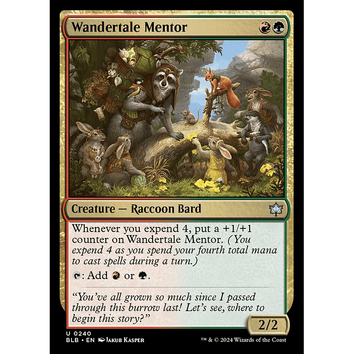 Wandertale Mentor | Inglés | NM | BLB 1