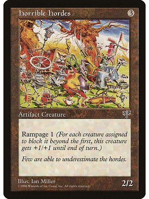 Horrible Hordes (Retro Frame) | Inglés | NM | MIR