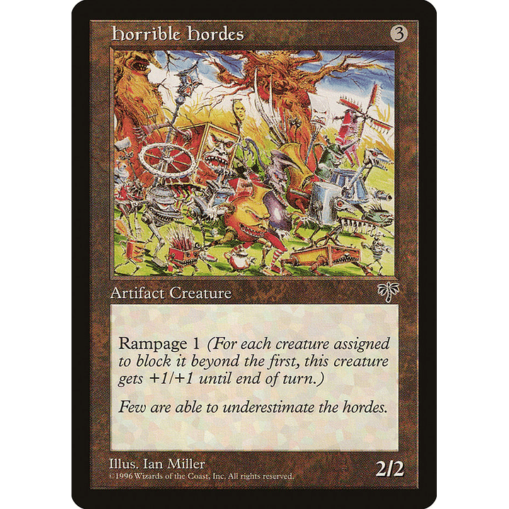 Horrible Hordes (Retro Frame) | Inglés | NM | MIR 1
