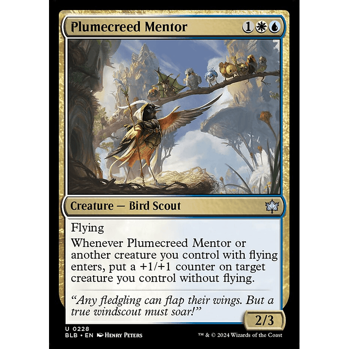 Plumecreed Mentor | Inglés | NM | BLB 1