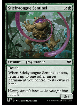 Stickytongue Sentinel | Inglés | NM | BLB