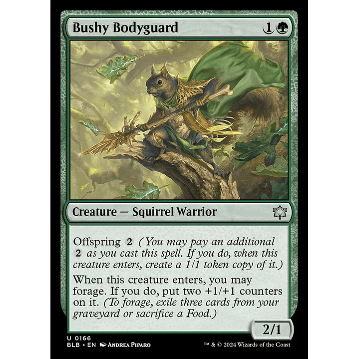 Bushy Bodyguard | Inglés | NM | BLB 1