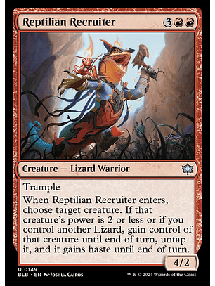 Reptilian Recruiter | Inglés | NM | BLB