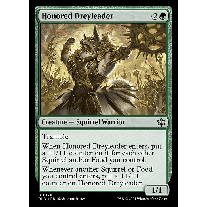Honored Dreyleader | Inglés | NM | BLB 1