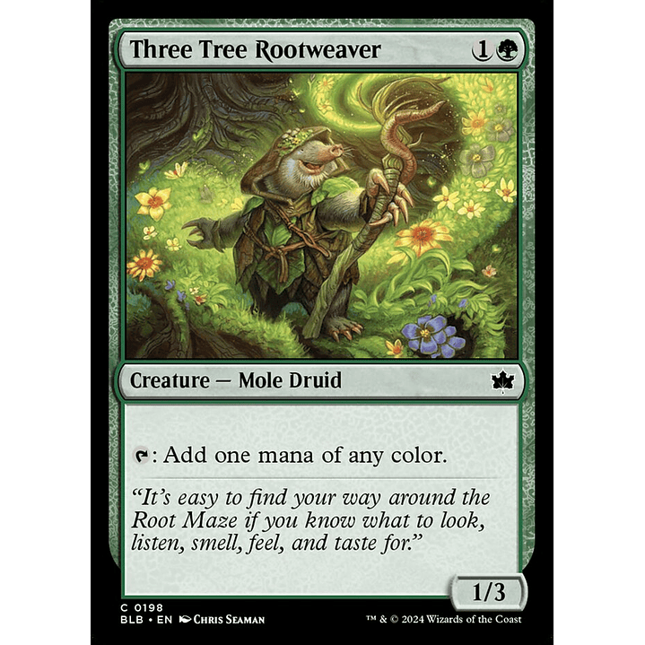 Three Tree Rootweaver (foil) | Inglés | NM | BLB 1