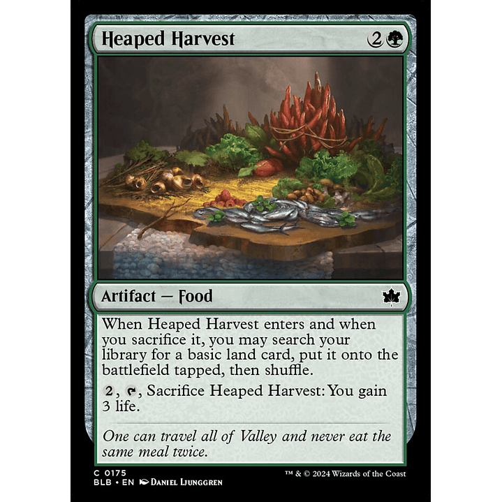 Heaped Harvest (foil) | Español | NM | BLB 1