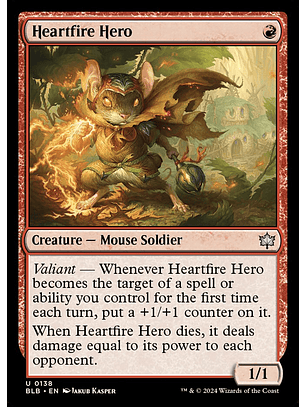Heartfire Hero | Español | NM | BLB