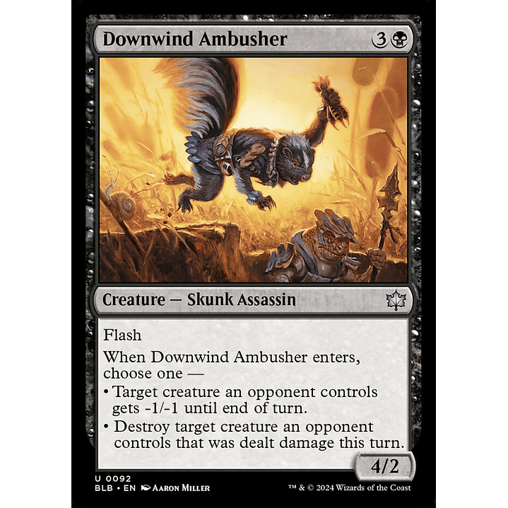 Downwind Ambusher | Inglés | NM | BLB 1