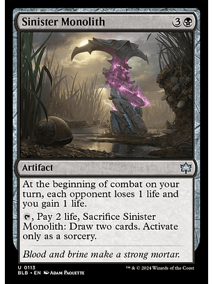 Sinister Monolith | Español | NM | BLB