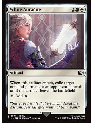 White Auracite (foil) | Español | NM | FIN