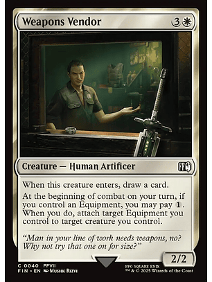 Weapons Vendor (foil) | Español | NM | FIN