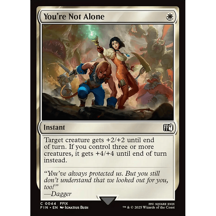 You're Not Alone | Español | NM | FIN 1