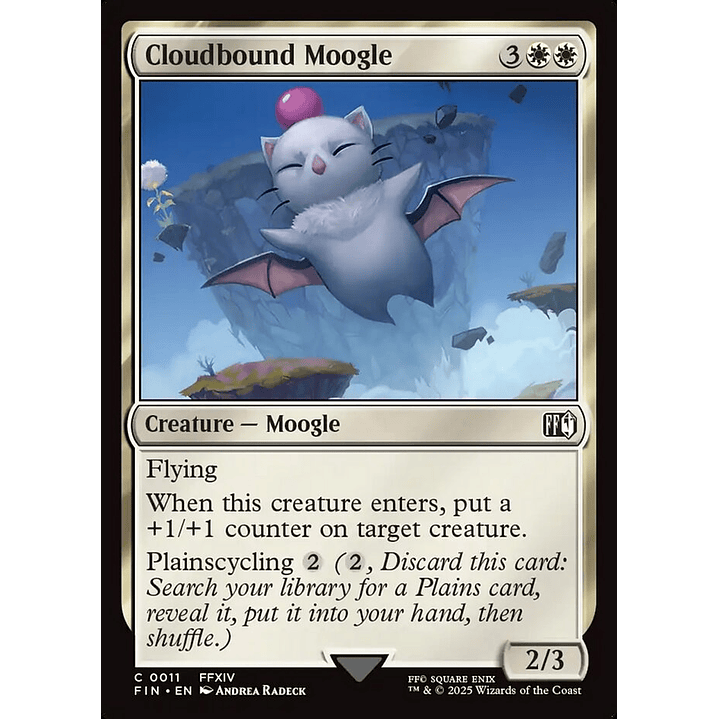 Cloudbound Moogle | Español | NM | FIN 1