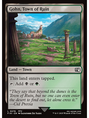 Gohn, Town of Ruin | Inglés | NM | FIN