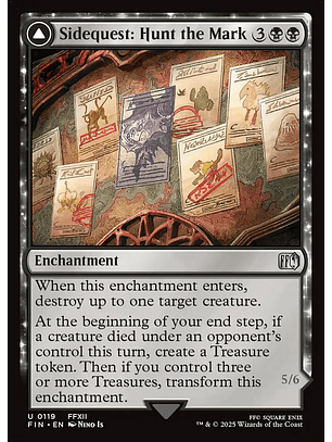 Sidequest: Hunt the Mark // Yiazmat, Ultimate Mark (foil) | Español | NM | FIN
