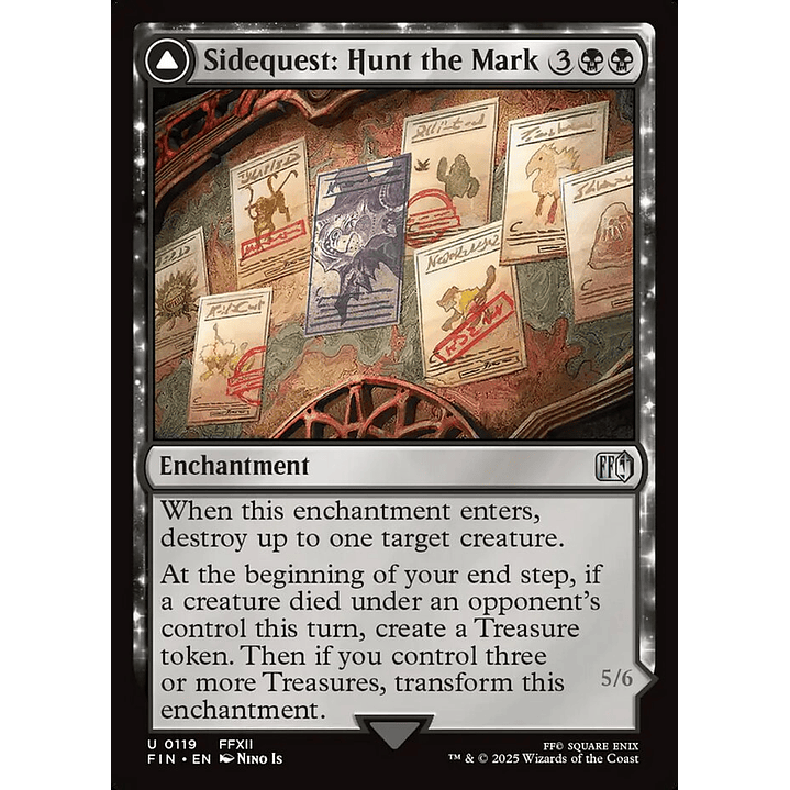 Sidequest: Hunt the Mark // Yiazmat, Ultimate Mark (foil) | Español | NM | FIN 1